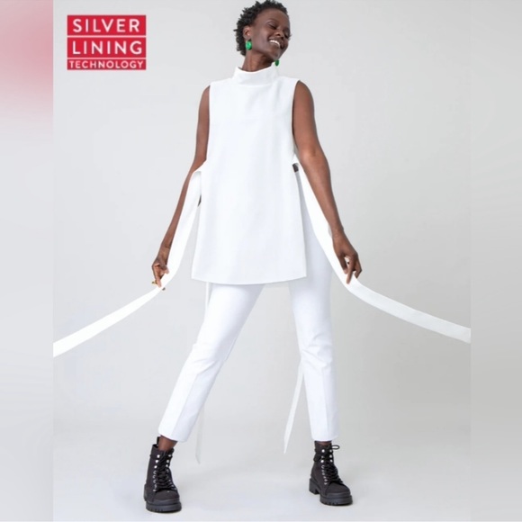 Spanx On-the-Go Ankle Slim Straight Pant Ultimate Opacity Technology Size XL - Picture 6 of 11